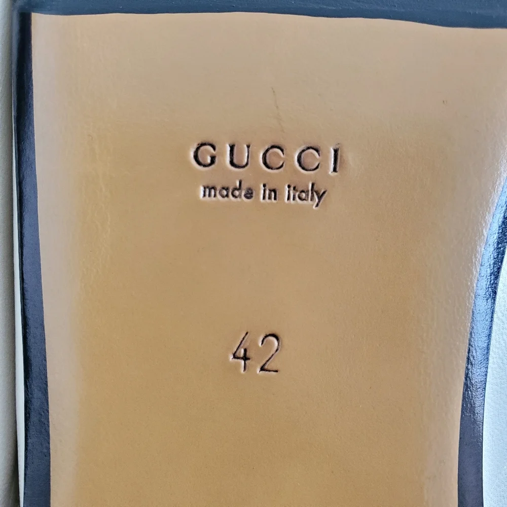 Gucci Princetown Leather Loafer Mule Slide Size 42 - Picture 9 of 9